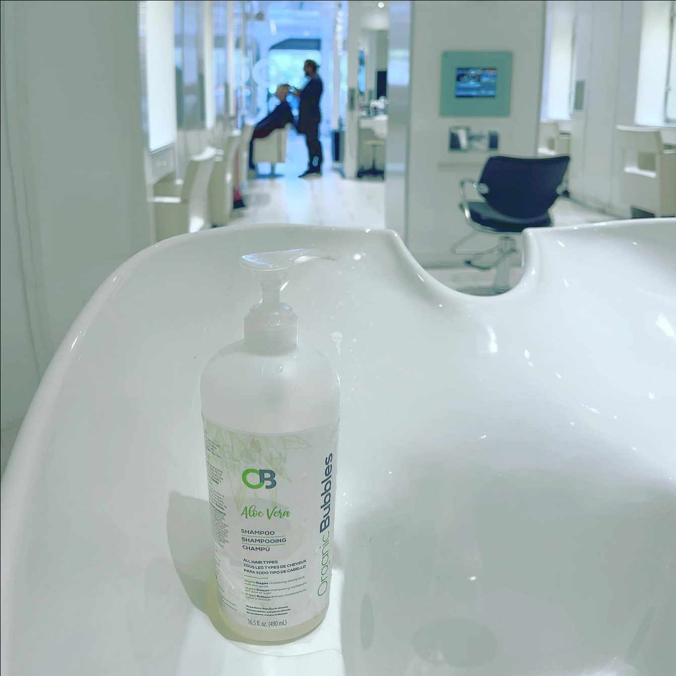 Organic Bubbles Aloe Vera Shampoo at Allan Parss Salon