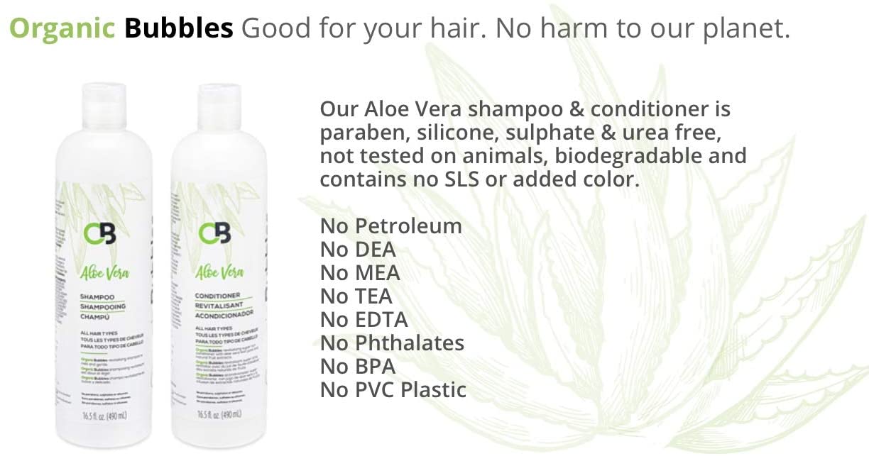 Aloe Vera Shampoo & Conditioner | 490 ml x2